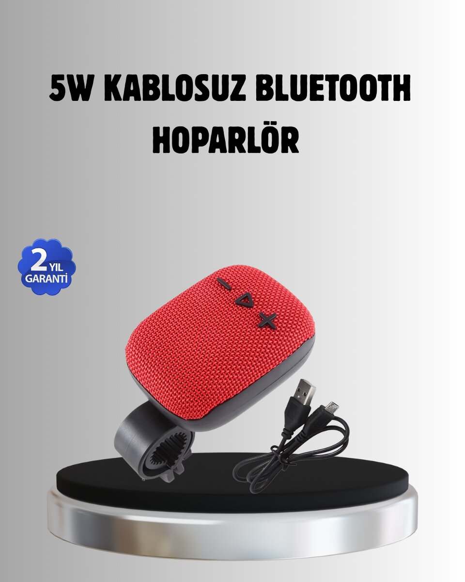 Taşınabilir Bluetooth Hoparlör – 5W Güçlü Ses, TWS ve FM Radyo Özellikli Taşınabilir Bluetooth Hoparlör – 5W Güçlü Ses, TWS ve FM Radyo Özellikli
