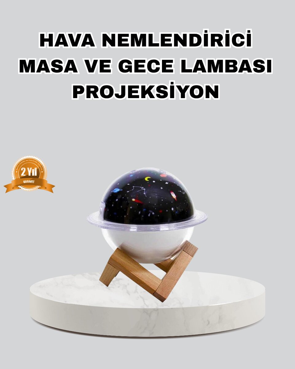Aromaterapili USB Hava Nemlendirici – Projeksiyon Işıklı, Sessiz ve Şık Tasarım Aromaterapili USB Hava Nemlendirici – Projeksiyon Işıklı, Sessiz ve Şık Tasarım