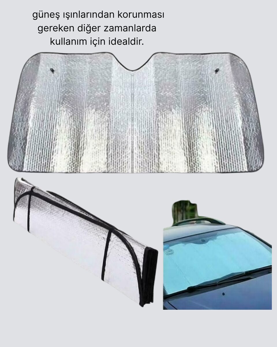 Araba Güneşliği Alüminyum Yansıtıcı Yüzeyle Etkili Isı Koruması Araba Güneşliği Alüminyum Yansıtıcı Yüzeyle Etkili Isı Koruması