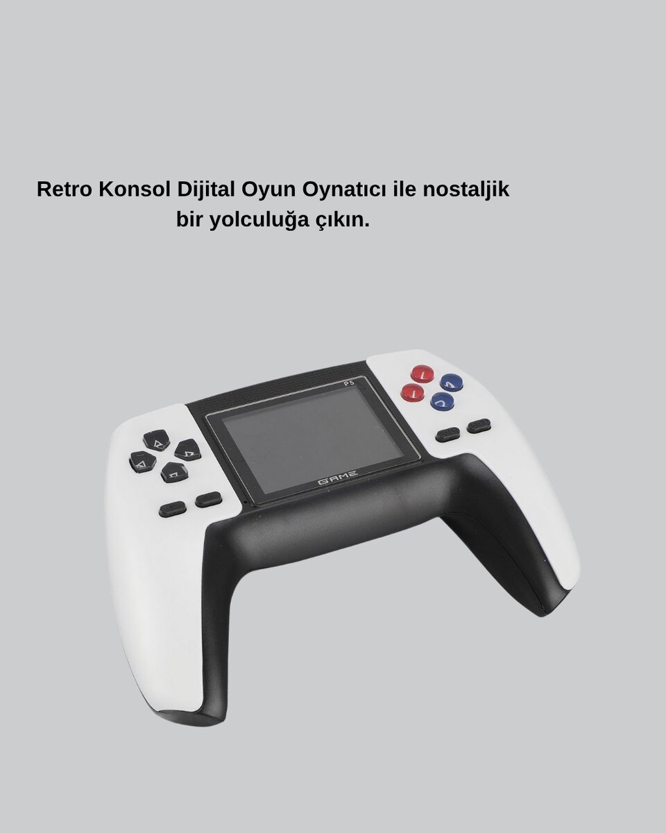 Oyun Konsolu – 520 Dahili Oyun, Şarjlı, TV AV Çıkışlı Mini Konsol