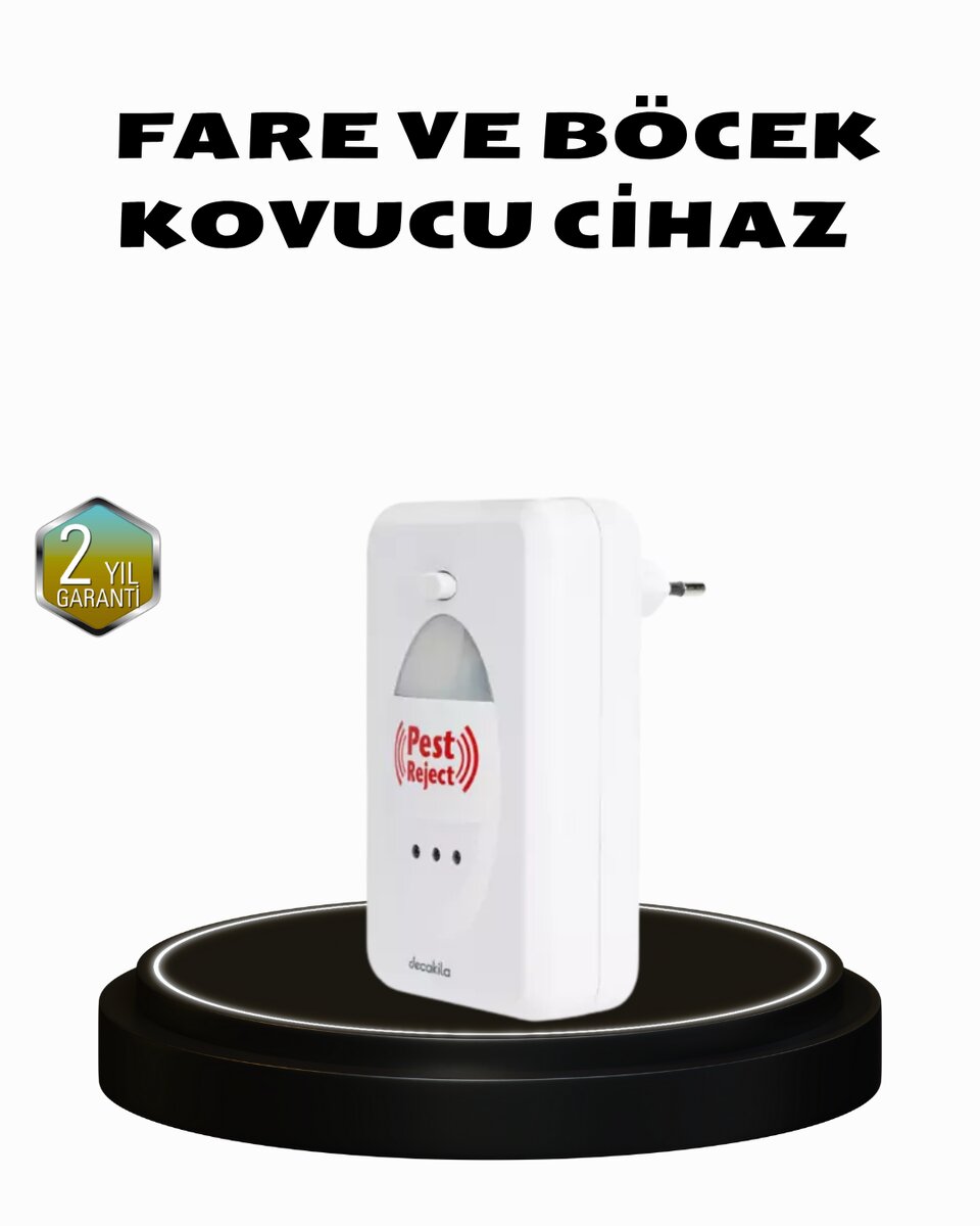 Ultrasonik Böcek ve Fare Kovucu – Doğa Dostu, Sessiz ve Etkili Savunma
