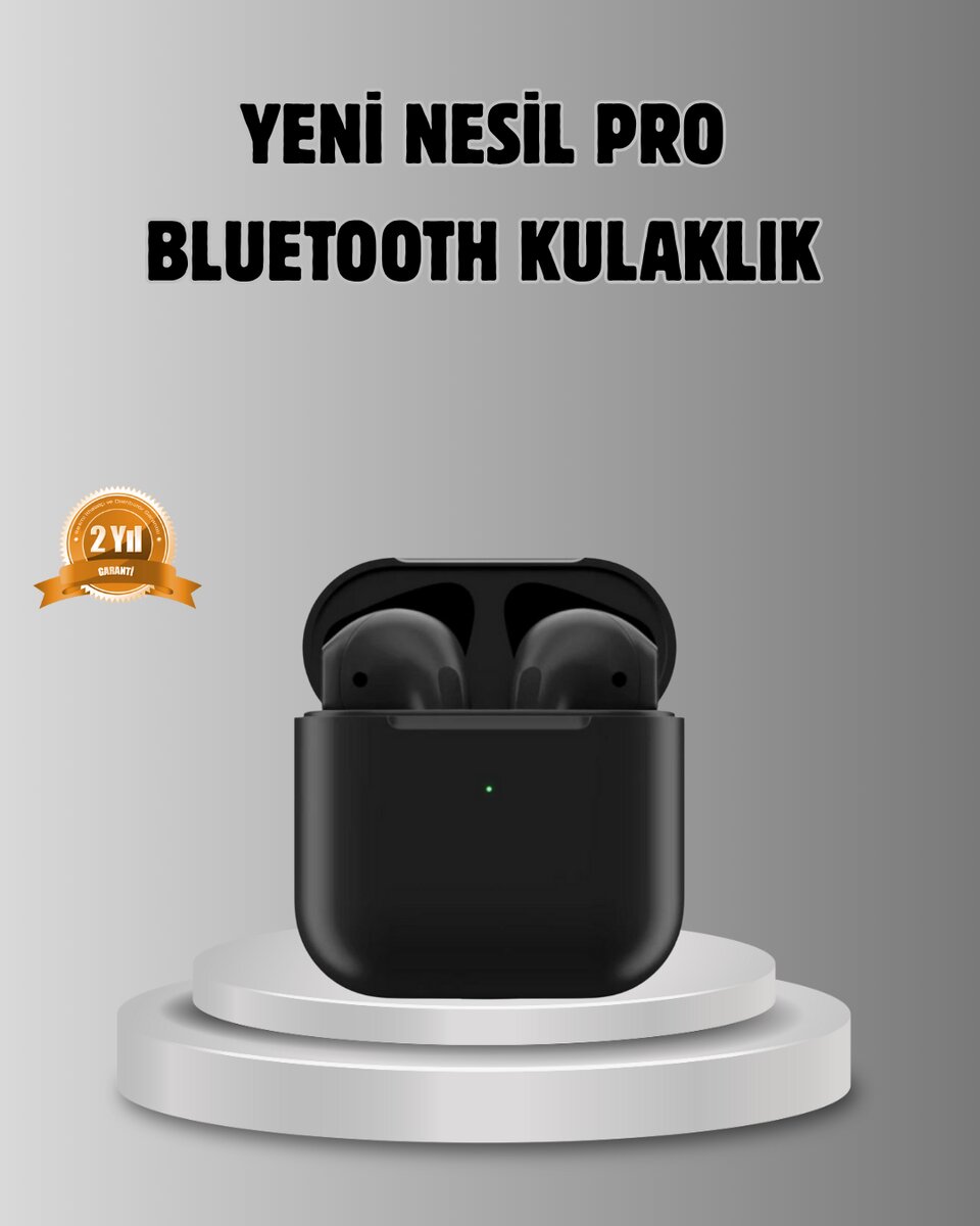 Tws Pro 5 3D HD Ses Bluetooth Kulaklık – Kablosuz, Ergonomik, Şarj Kutulu, Gürültü Engelleme Tws Pro 5 3D HD Ses Bluetooth Kulaklık – Kablosuz, Ergonomik, Şarj Kutulu, Gürültü Engelleme