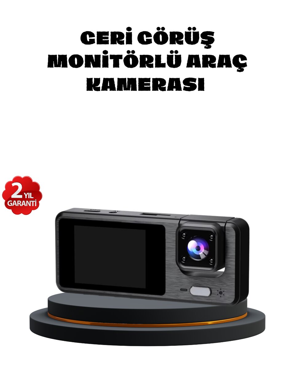 3 Kameralı Araç DVR 1080P Ön + HD Arka + İç Kamera Döngü Kayıt 2’’ Ekran 3 Kameralı Araç DVR 1080P Ön + HD Arka + İç Kamera Döngü Kayıt 2’’ Ekran