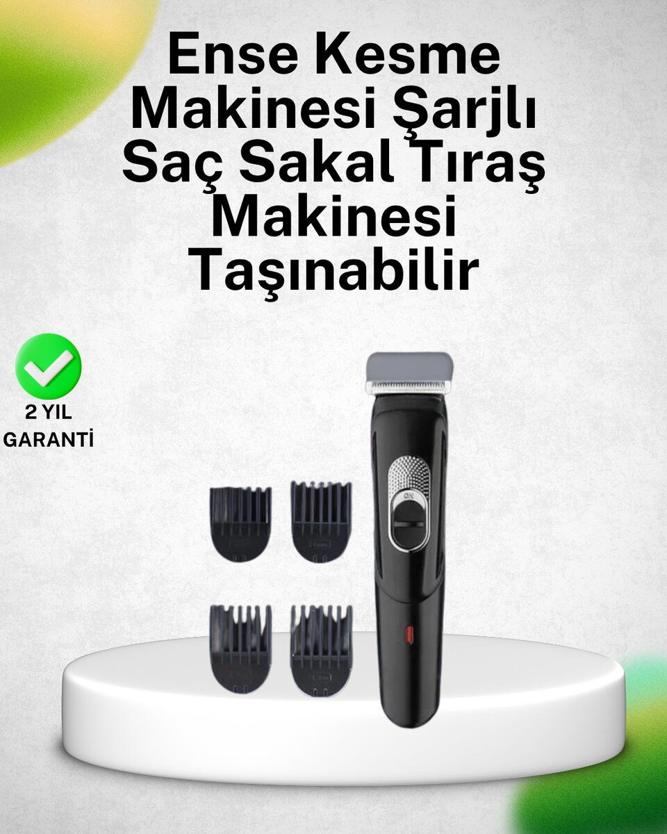 Paslanmaz Bıçaklı, Şarjlı ve Sessiz Saç Sakal Kesme Makinesi – Ev Kullanımı İçin İdeal Paslanmaz Bıçaklı, Şarjlı ve Sessiz Saç Sakal Kesme Makinesi – Ev Kullanımı İçin İdeal