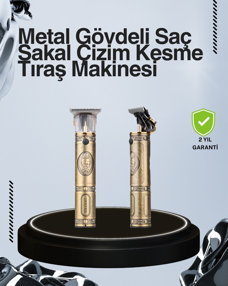 Kompakt Tasarımlı, Uzun Pil Ömürlü Saç Sakal Kesme Makinesi Kompakt Tasarımlı, Uzun Pil Ömürlü Saç Sakal Kesme Makinesi