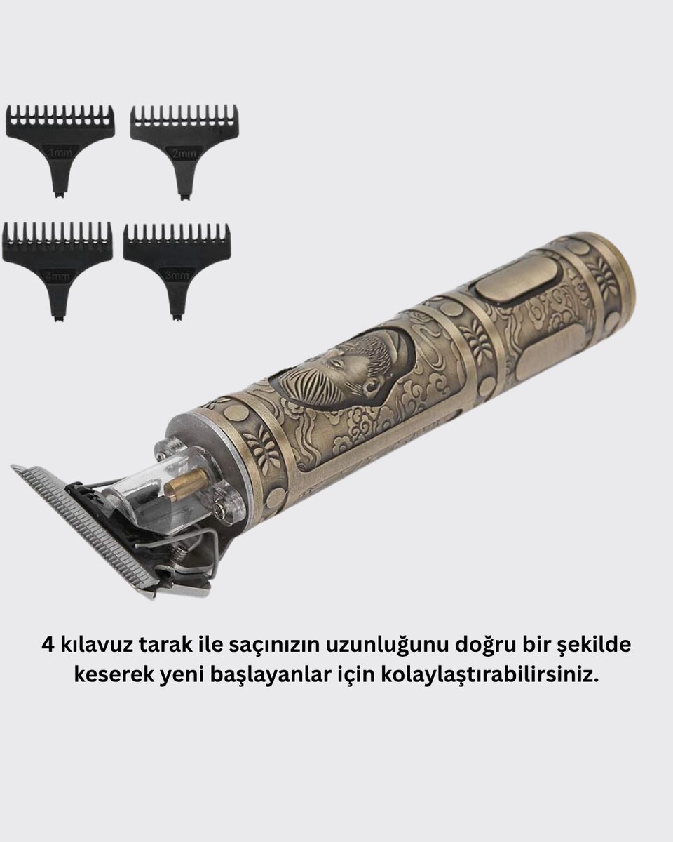 Kompakt Tasarımlı, Uzun Pil Ömürlü Saç Sakal Kesme Makinesi Kompakt Tasarımlı, Uzun Pil Ömürlü Saç Sakal Kesme Makinesi