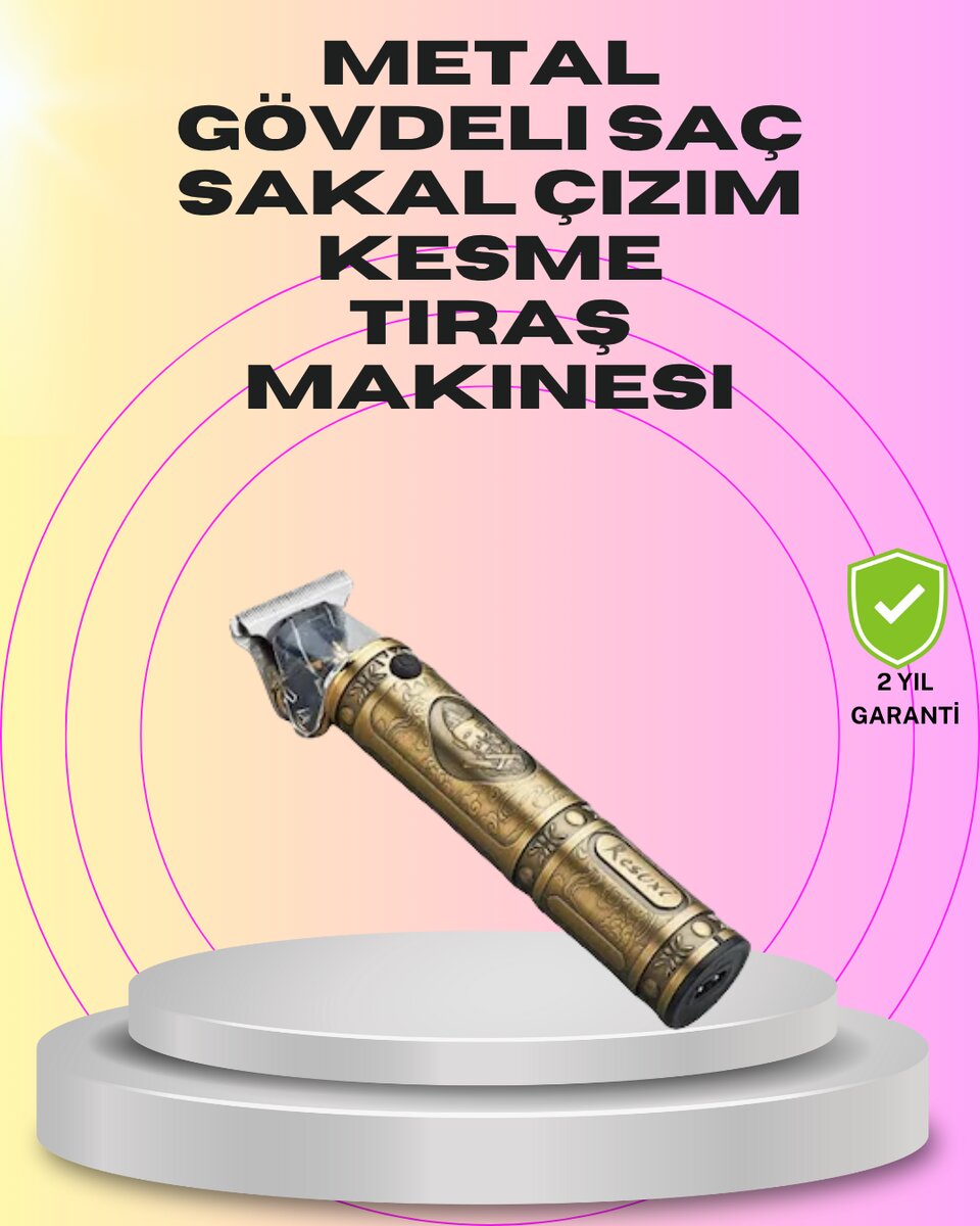 Güçlü Motorlu, 4 Kılavuz Taraklı Kompakt Saç Kesme Makinesi – Uzun Pil Ömürlü Güçlü Motorlu, 4 Kılavuz Taraklı Kompakt Saç Kesme Makinesi – Uzun Pil Ömürlü