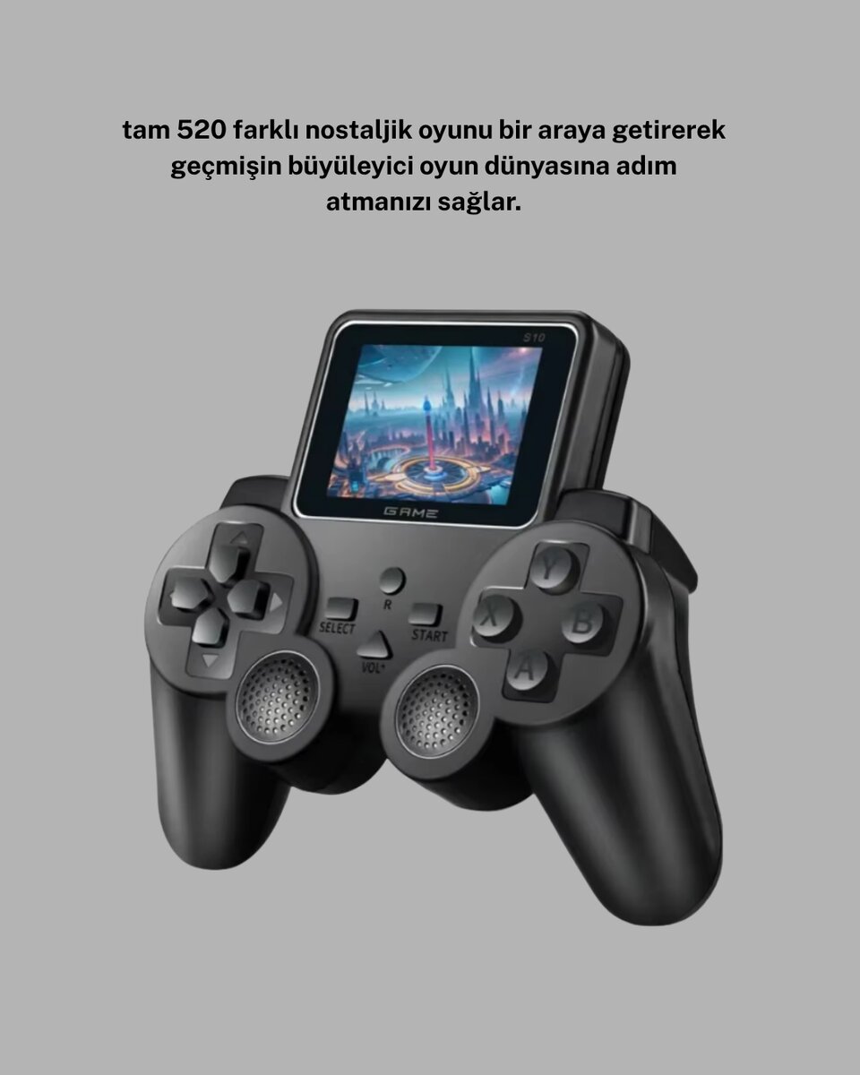 Atari S10 Retro Oyun Konsolu – 520 Klasik Oyun, Taşınabilir Tasarım, Nostaljik Oyun Deneyimi Atari S10 Retro Oyun Konsolu – 520 Klasik Oyun, Taşınabilir Tasarım, Nostaljik Oyun Deneyimi