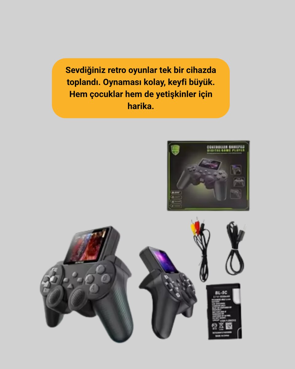 500 Oyun Tek Cihazda! Nostalji ve Eğlence Yanınızda 500 Oyun Tek Cihazda! Nostalji ve Eğlence Yanınızda