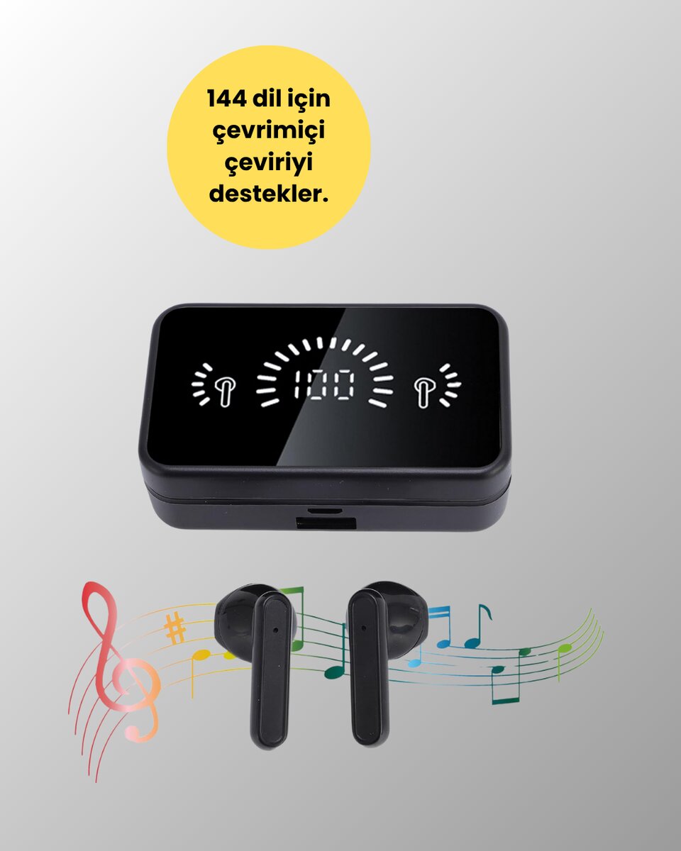 Bluetooth 5.4 Kablosuz Kulaklık – Gürültü Engelleme ve Dokunmatik Kontrol Bluetooth 5.4 Kablosuz Kulaklık – Gürültü Engelleme ve Dokunmatik Kontrol
