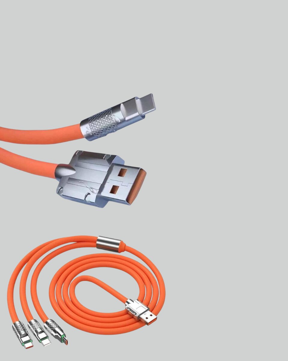 120 W Hızlı Çözüm Sunan 3'ü 1 USB Şarj Kablosu– Sağlam Gövde 120 W Hızlı Çözüm Sunan 3'ü 1 USB Şarj Kablosu– Sağlam Gövde
