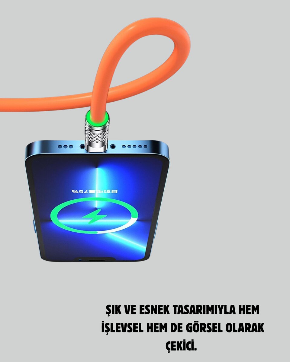 120 W Şarj ve Veri Aktarımı Kablo– 3 Başlıklı Çok Amaçlı Kablo Yüksek Hızlı 120 W Şarj ve Veri Aktarımı Kablo– 3 Başlıklı Çok Amaçlı Kablo Yüksek Hızlı
