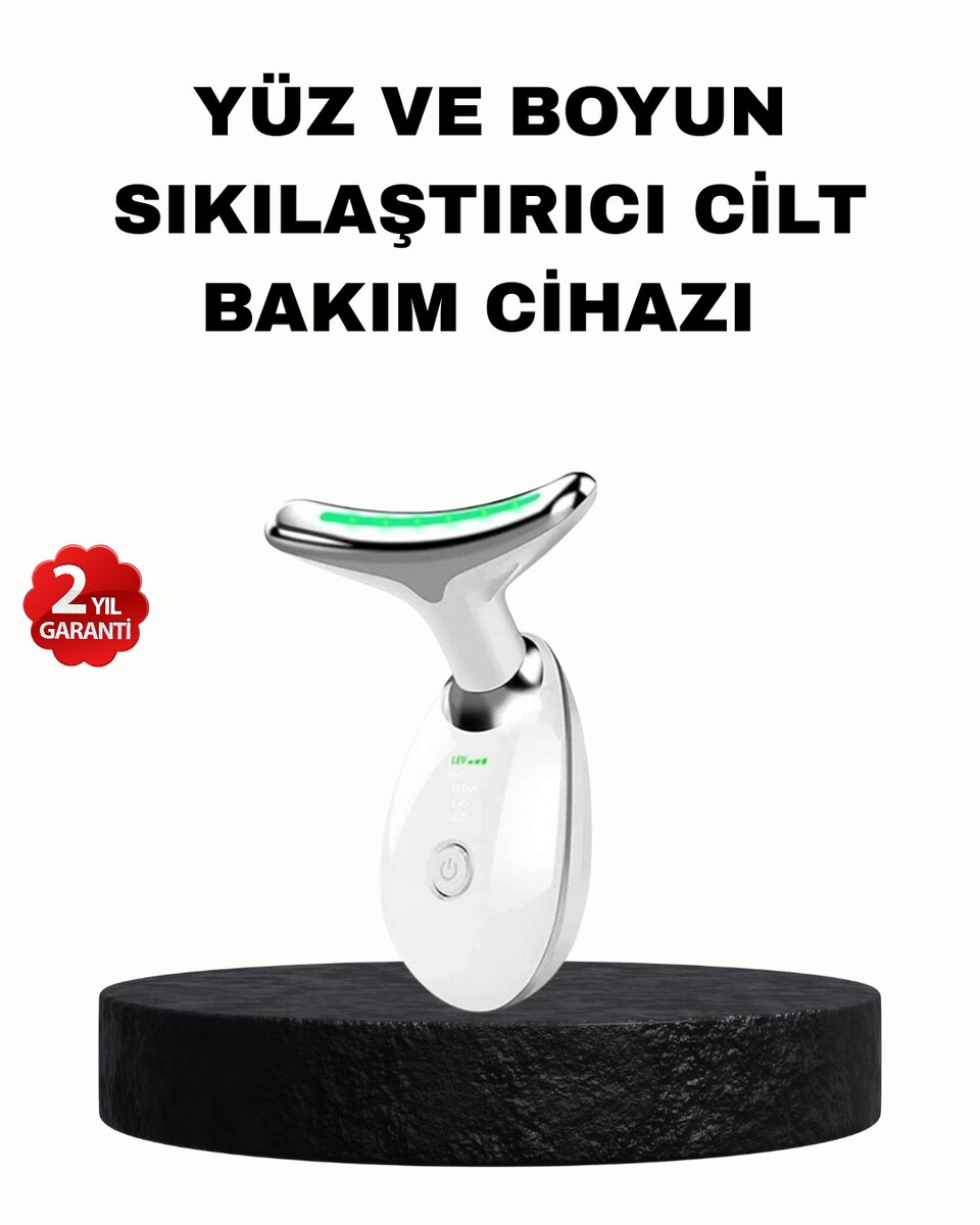 EMS Mikro Akım Yüz ve Boyun Sıkılaştırıcı Cihaz 7000 VPM Titreşim Isı Terapili EMS Mikro Akım Yüz ve Boyun Sıkılaştırıcı Cihaz 7000 VPM Titreşim Isı Terapili