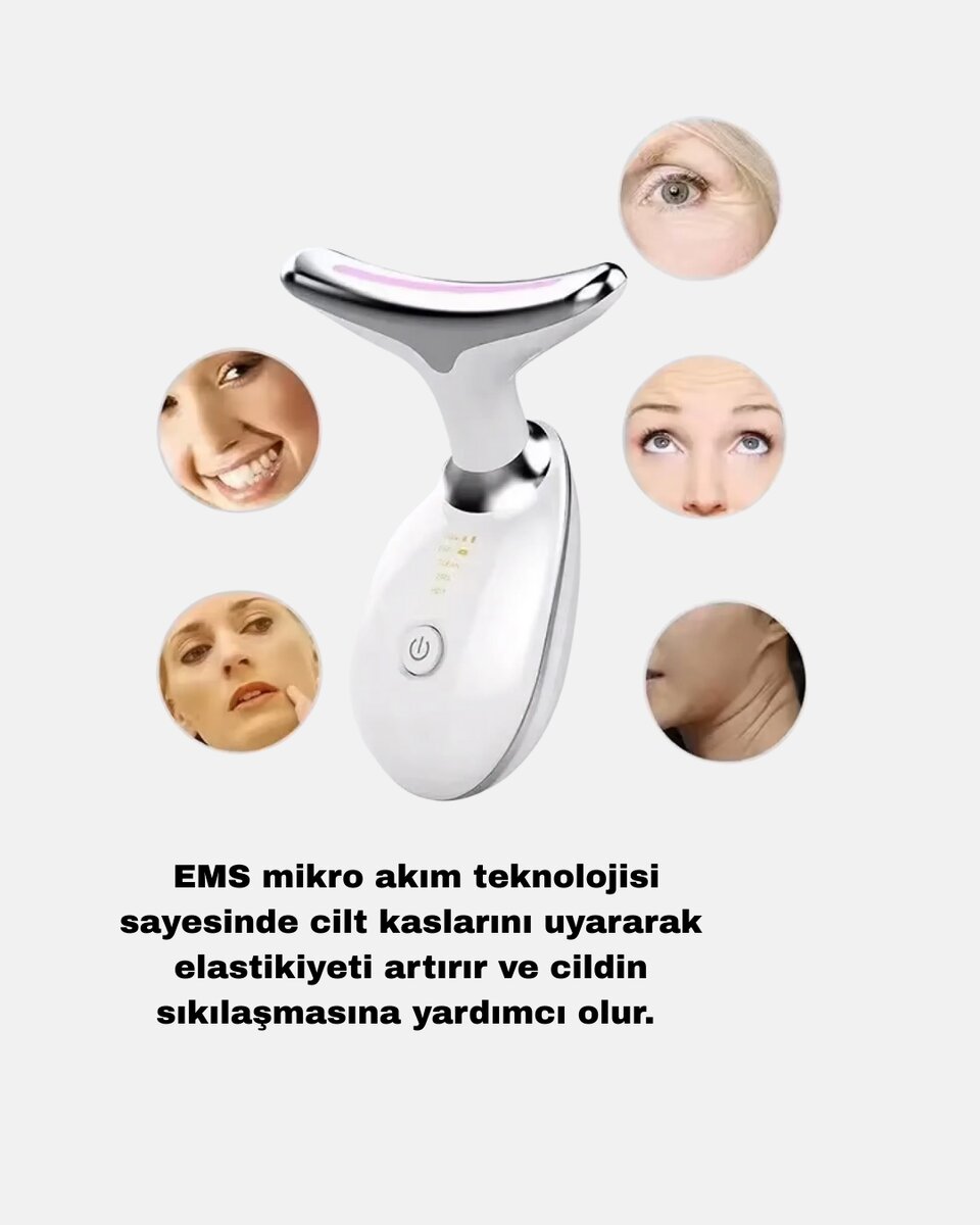 Boyun ve Gıdı Toparlayıcı EMS Cilt Sıkılaştırıcı 7000 Titreşim Isı Terapisi Boyun ve Gıdı Toparlayıcı EMS Cilt Sıkılaştırıcı 7000 Titreşim Isı Terapisi