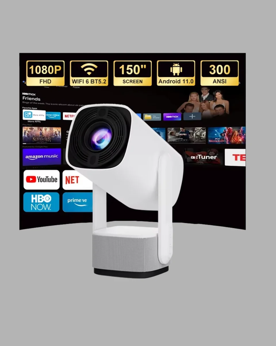 HD 720p Projeksiyon Cihazı – Geniş Ekran, 10.000 Saat Ampul Ömrü, Ev Sineması Deneyimi HD 720p Projeksiyon Cihazı – Geniş Ekran, 10.000 Saat Ampul Ömrü, Ev Sineması Deneyimi
