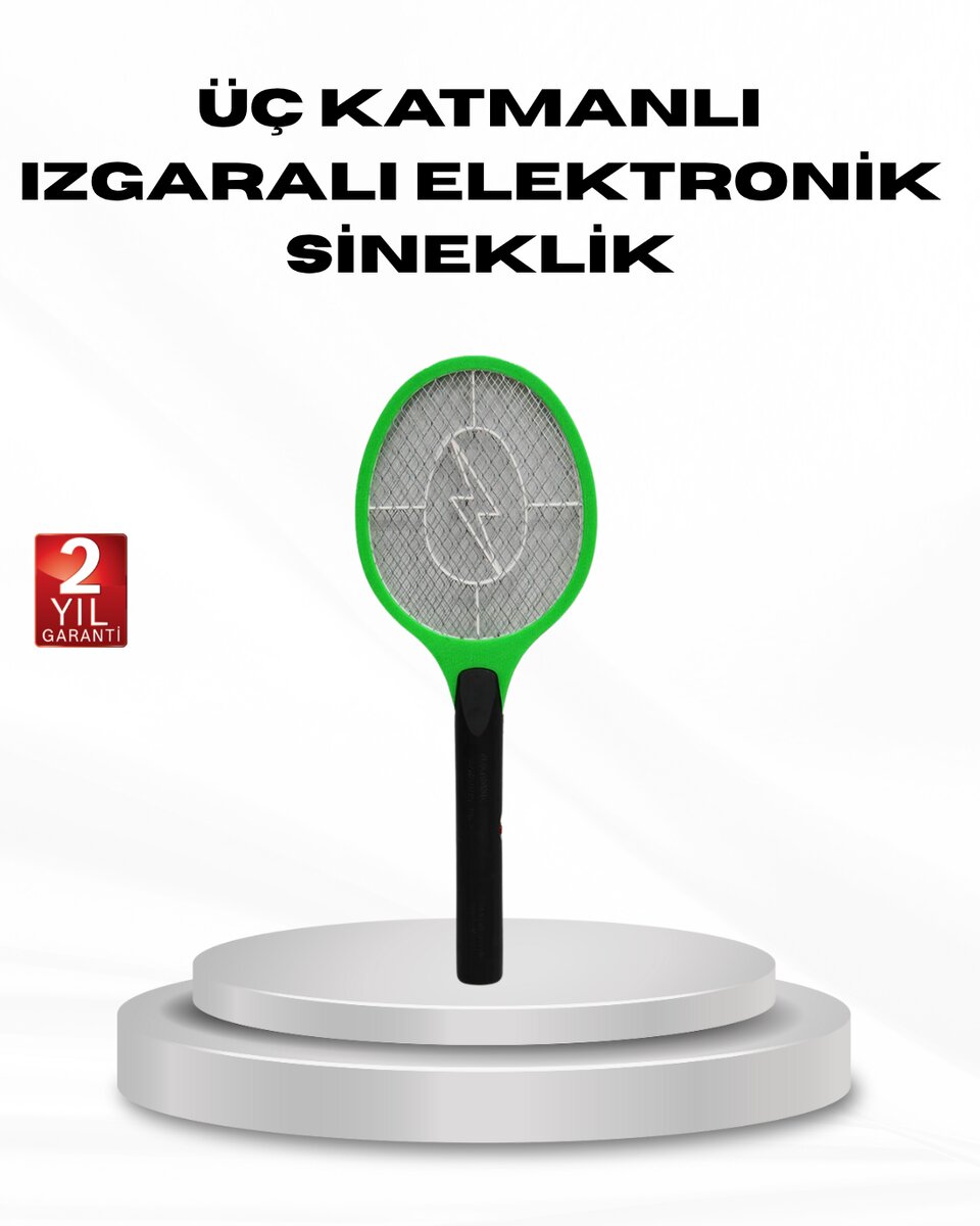Yüksek Gerilimli Elektronik Sinek Raket – Sessiz, Kimyasız ve Güvenli Kullanım Yüksek Gerilimli Elektronik Sinek Raket – Sessiz, Kimyasız ve Güvenli Kullanım