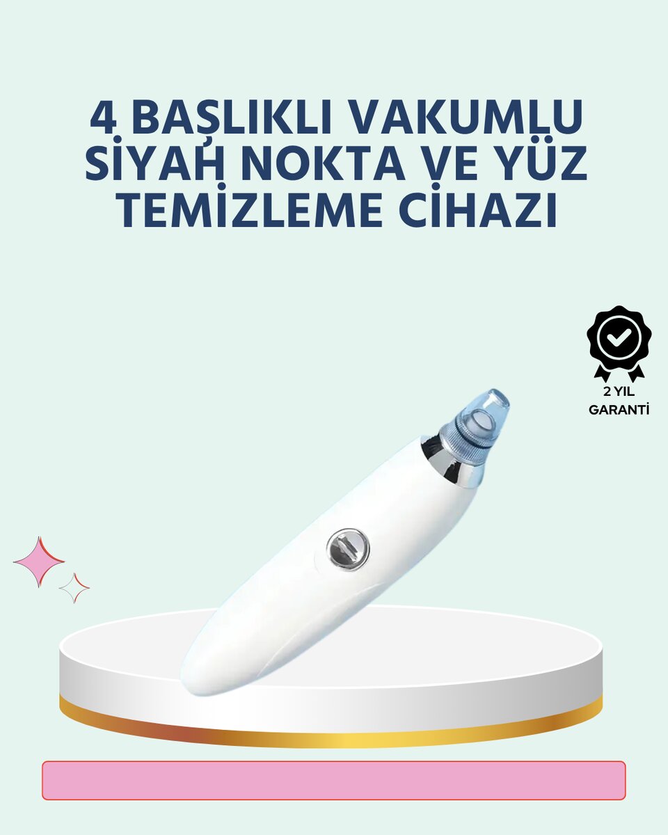 Cilt Dostu Vakumlu Siyah Nokta Temizleyici – Siyah Nokta, Yağ ve Makyaj Kalıntılarına Karşı Cilt Dostu Vakumlu Siyah Nokta Temizleyici – Siyah Nokta, Yağ ve Makyaj Kalıntılarına Karşı