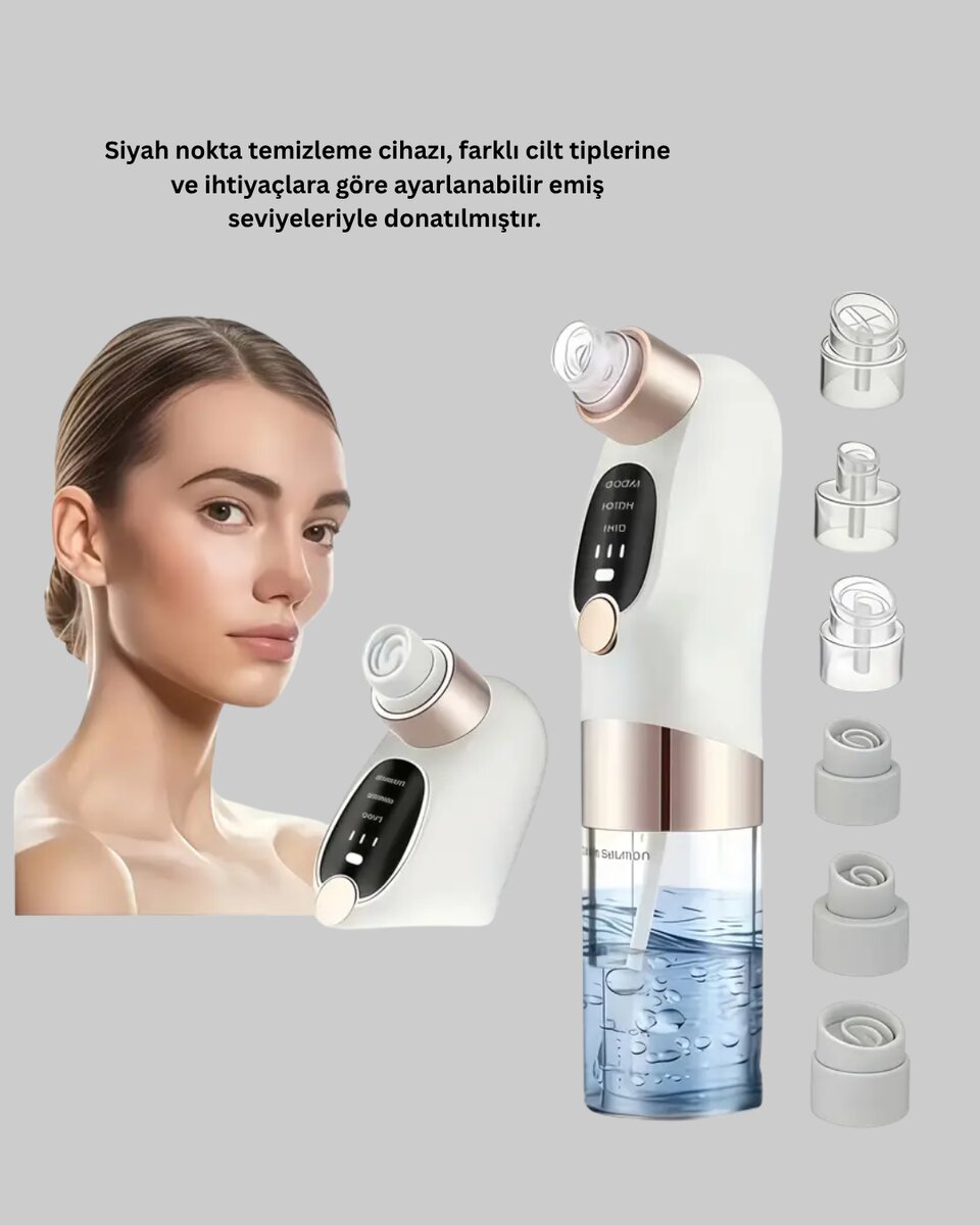 Vakum Teknolojili Siyah Nokta Temizleyici – Cilt Tonu Eşitleyen Masajlı Cilt Bakım Cihazı Vakum Teknolojili Siyah Nokta Temizleyici – Cilt Tonu Eşitleyen Masajlı Cilt Bakım Cihazı