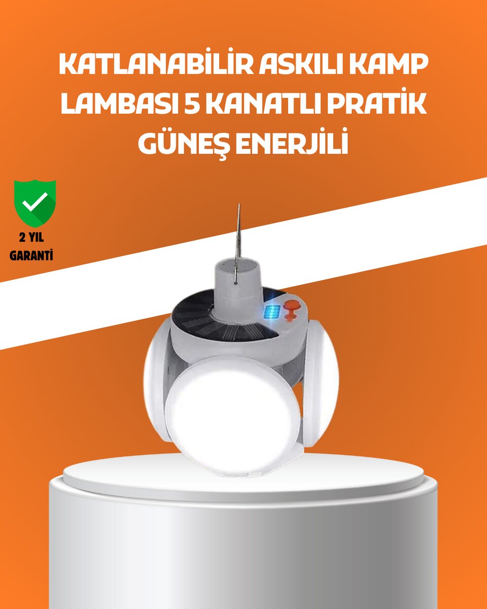 Çok Amaçlı Katlanabilir Güneş Enerjili Kamp Lambası – Masa Üstü ve Asılabilir Kullanım Çok Amaçlı Katlanabilir Güneş Enerjili Kamp Lambası – Masa Üstü ve Asılabilir Kullanım
