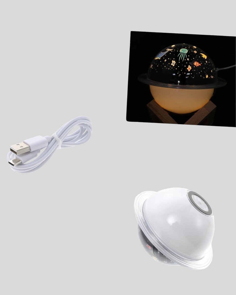 Projektör ışıklı ve aromaterapi destekli taşınabilir nemlendirici cihaz USB bağlantılı Projektör ışıklı ve aromaterapi destekli taşınabilir nemlendirici cihaz USB bağlantılı