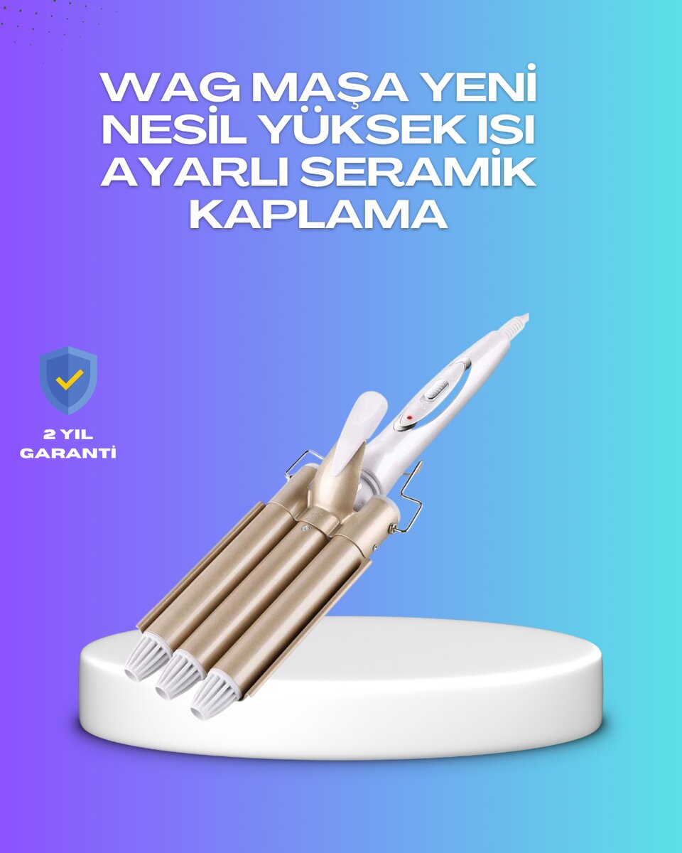 Hızlı Isınan Şarjlı Saç Kıvırıcı Maşa Hızlı Isınan Şarjlı Saç Kıvırıcı Maşa