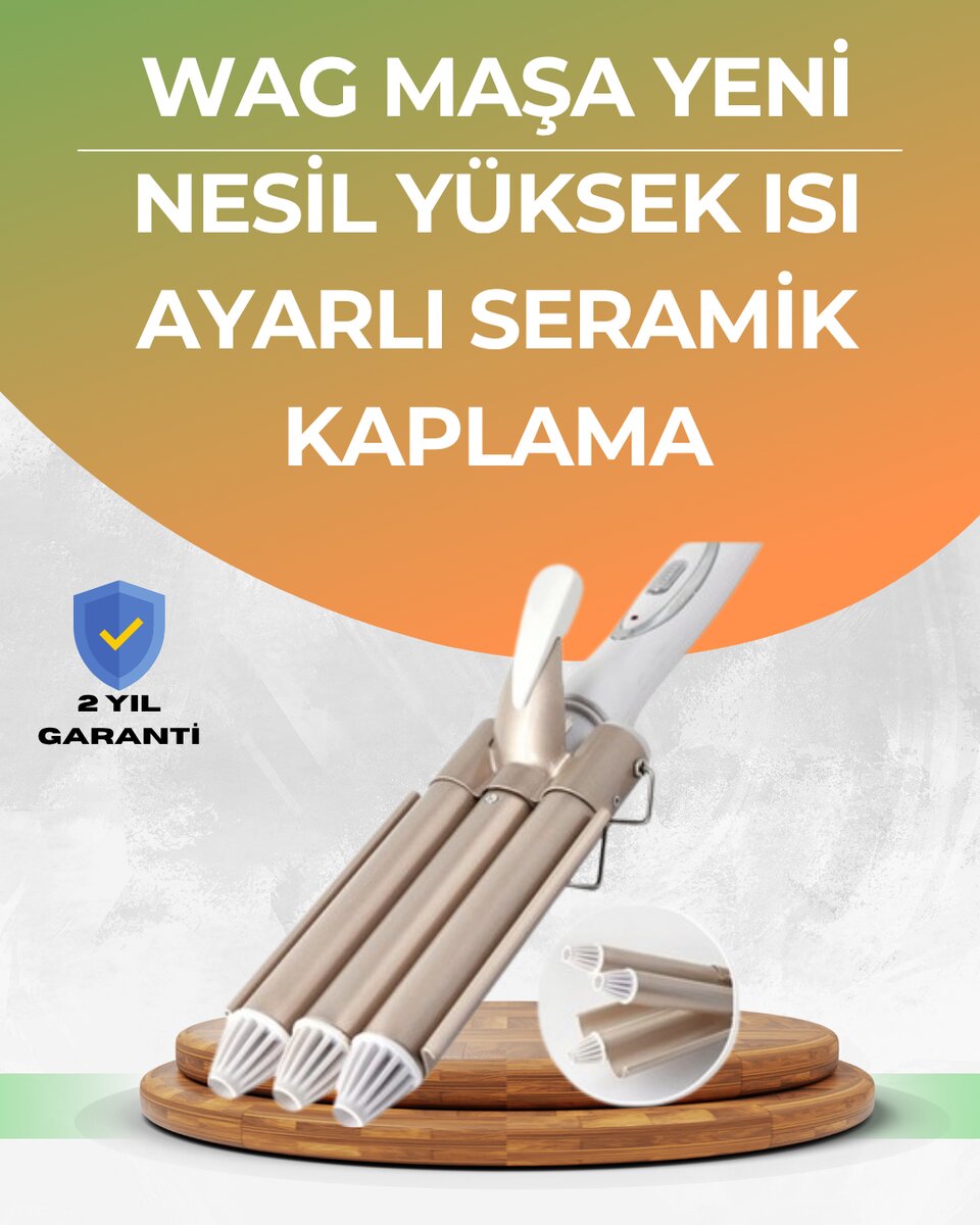 Profesyonel Kullanıma Uygun Bukle Maşası Profesyonel Kullanıma Uygun Bukle Maşası