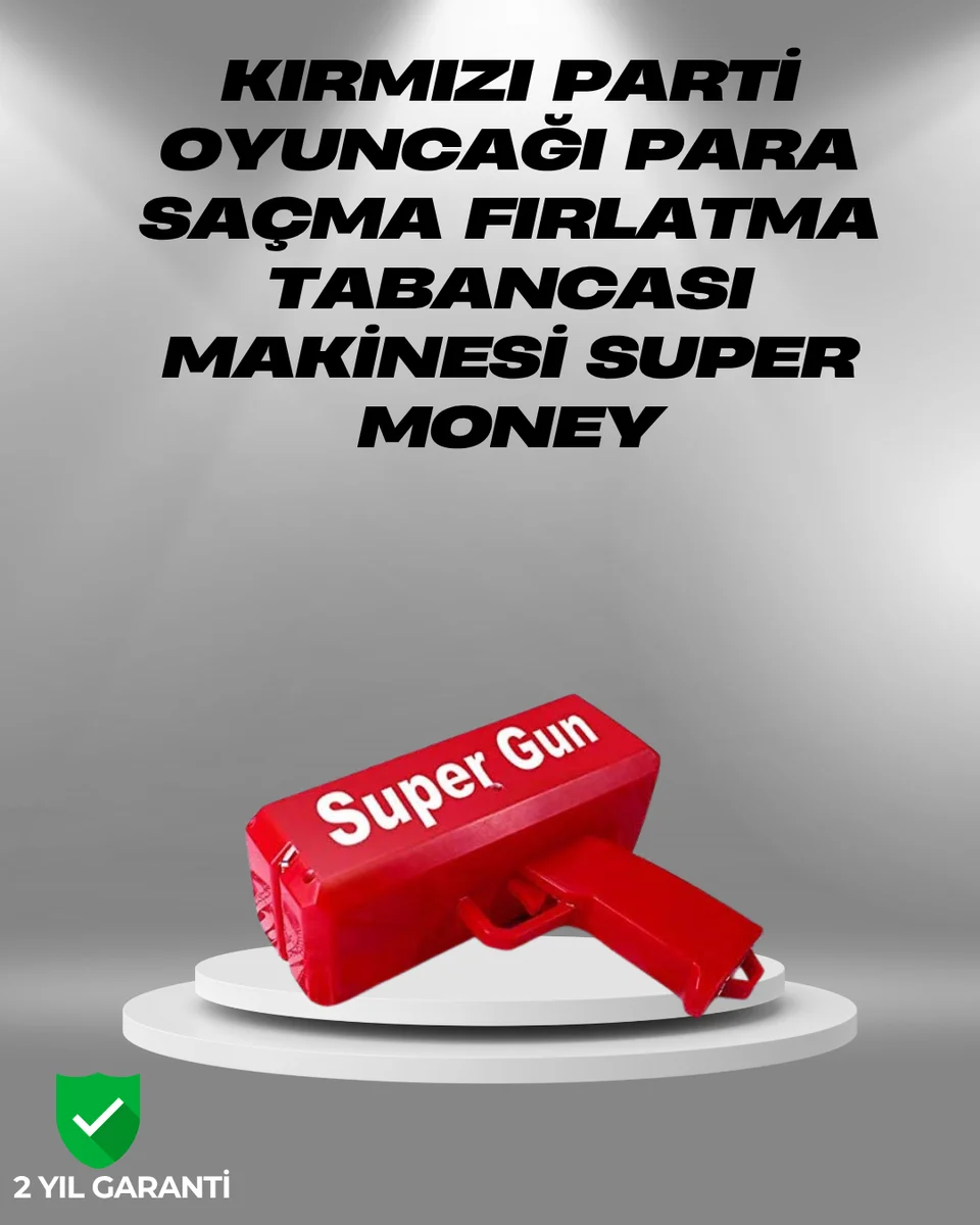 Elektrikli Money Gun Oyuncak Parti Tabancası Elektrikli Money Gun Oyuncak Parti Tabancası