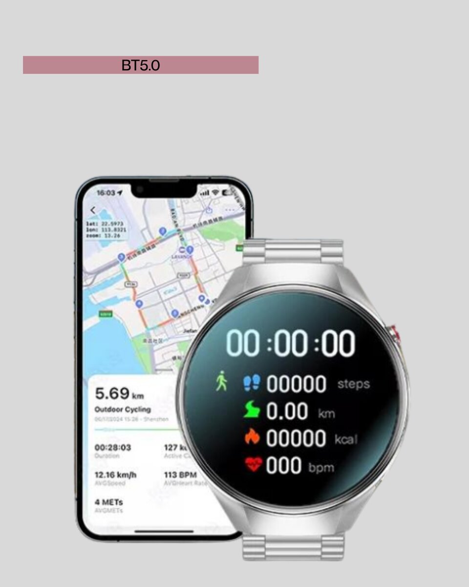 Metal Gövdeli AMOLED Akıllı Saat – Kan Oksijen, Nabız ve Arama Fonksiyonlu Metal Gövdeli AMOLED Akıllı Saat – Kan Oksijen, Nabız ve Arama Fonksiyonlu