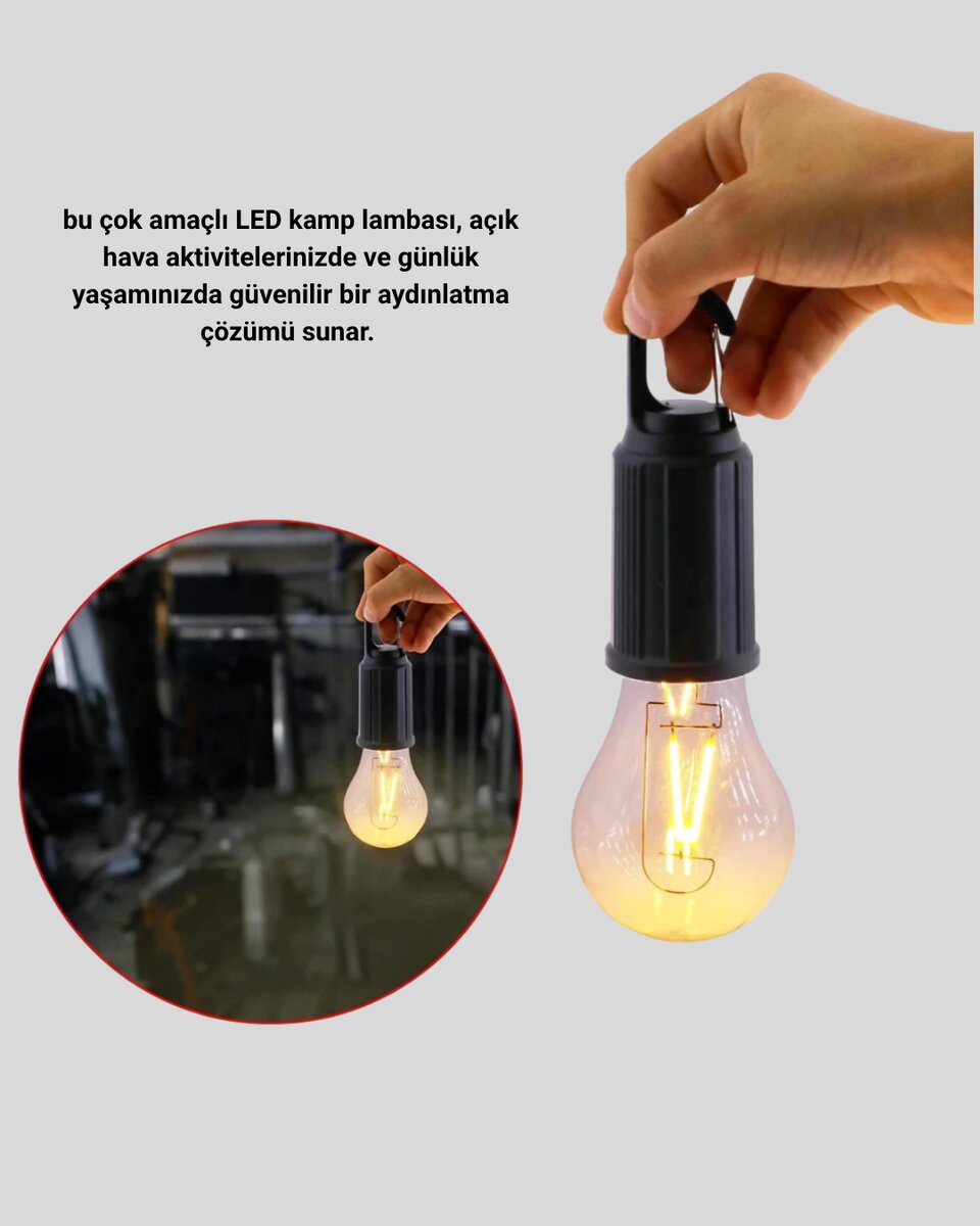 Type-C Şarjlı LED Kamp Lambası – Uzun Ömürlü Pil ve Yüksek Parlaklık Type-C Şarjlı LED Kamp Lambası – Uzun Ömürlü Pil ve Yüksek Parlaklık