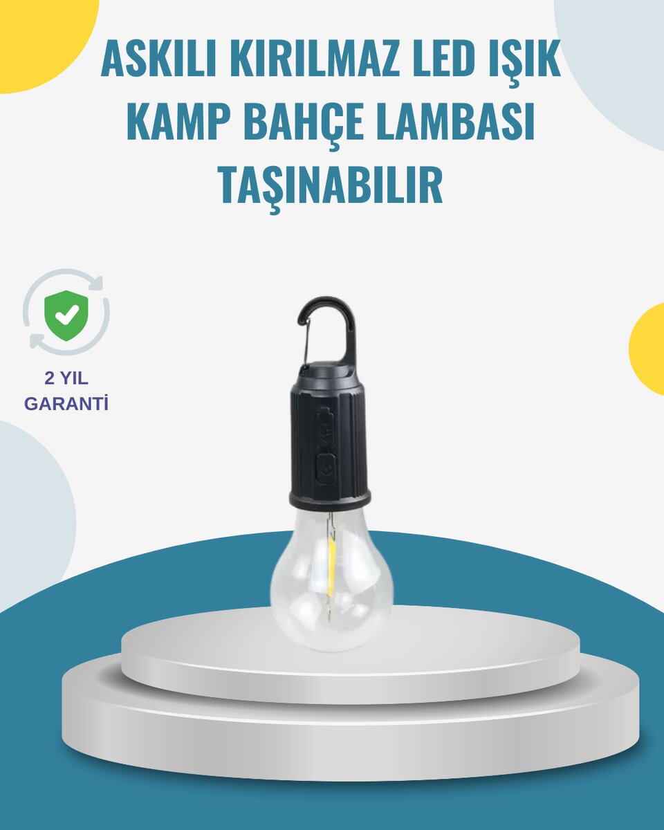 Taşınabilir Sıcak Işık Yayan Kamp Lambası Taşınabilir Sıcak Işık Yayan Kamp Lambası