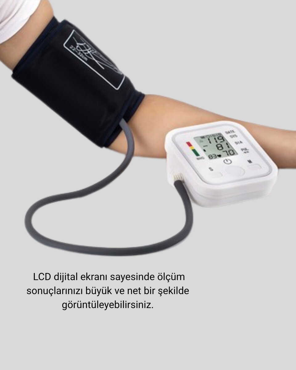 Üst Koldan Ölçüm Dijital Tansiyon Aleti – IHB Aritmi Uyarılı ve Çift Hafızalı (Kopya) Üst Koldan Ölçüm Dijital Tansiyon Aleti – IHB Aritmi Uyarılı ve Çift Hafızalı (Kopya)