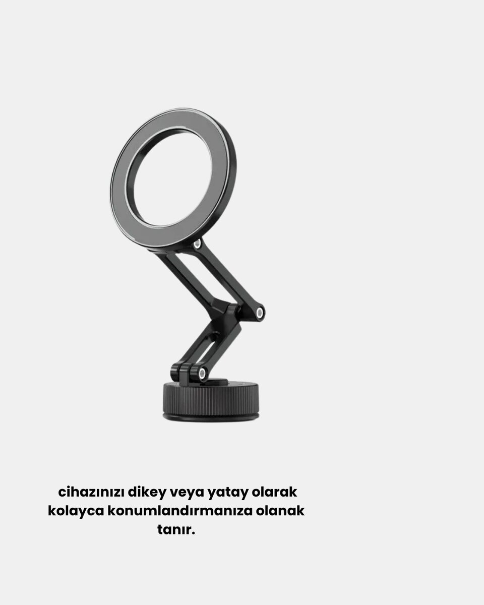 360° Dönebilen Katlanır Manyetik Araç Telefon Tutucu – MagSafe Uyumlu, Kompakt ve Şık Tasarım 360° Dönebilen Katlanır Manyetik Araç Telefon Tutucu – MagSafe Uyumlu, Kompakt ve Şık Tasarım