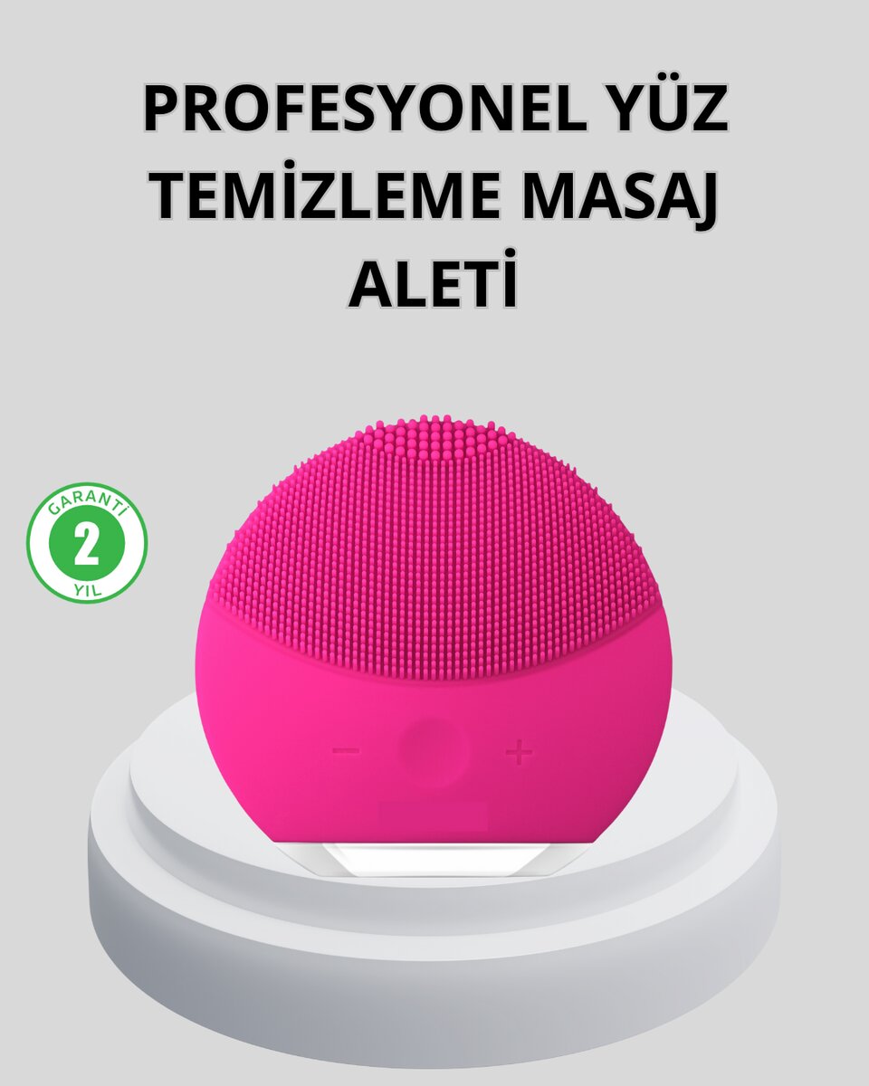 Şarjlı Su Geçirmez Yüz Temizleme ve Masaj Aleti – 3 Fonksiyonlu Şarjlı Su Geçirmez Yüz Temizleme ve Masaj Aleti – 3 Fonksiyonlu
