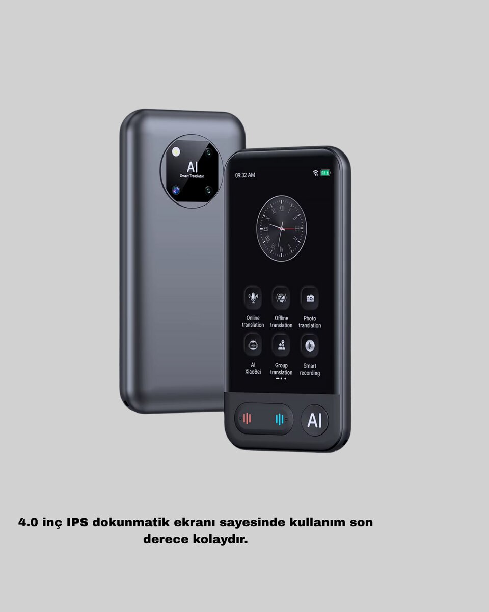 Akıllı Taşınabilir Tercüman – 17 Çevrimdışı, 139 Çevrimiçi Dil Desteği Akıllı Taşınabilir Tercüman – 17 Çevrimdışı, 139 Çevrimiçi Dil Desteği