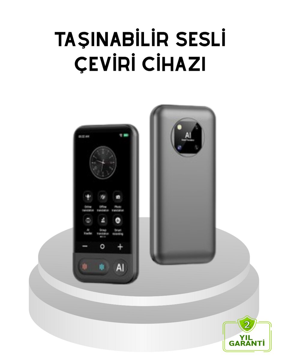Taşınabilir Akıllı Tercüme Cihazı – Gerçek Zamanlı Ses ve Metin Çevirisi Taşınabilir Akıllı Tercüme Cihazı – Gerçek Zamanlı Ses ve Metin Çevirisi