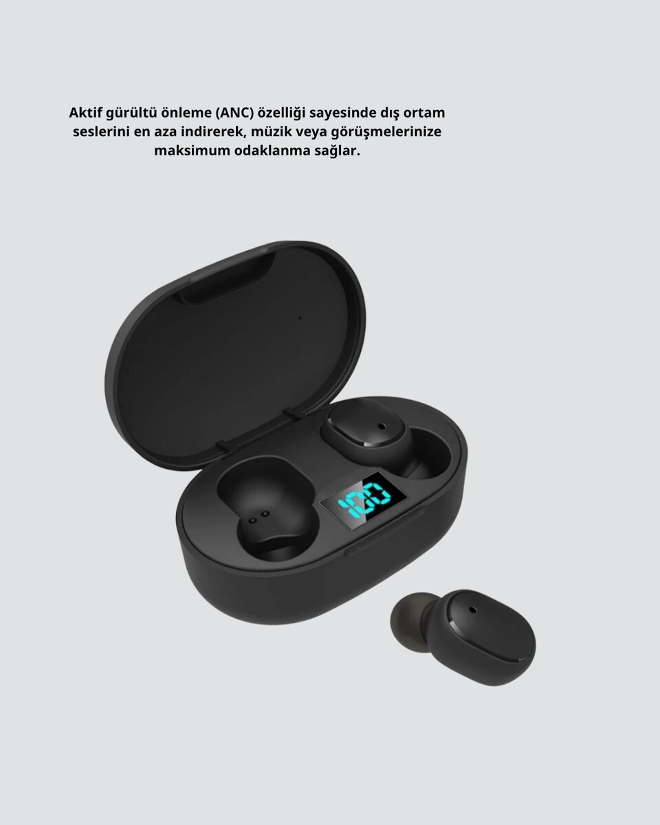Kablosuz Bluetooth Kulaklık – Gürültü Önleyici, Suya Dayanıklı, Mikrofonlu, Uzun Pil Ömürlü Kablosuz Bluetooth Kulaklık – Gürültü Önleyici, Suya Dayanıklı, Mikrofonlu, Uzun Pil Ömürlü