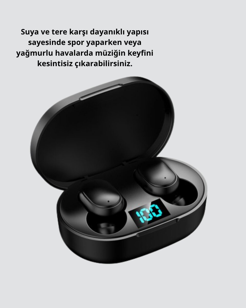 Kablosuz Bluetooth Kulaklık – Gürültü Önleyici, Suya Dayanıklı, Mikrofonlu, Uzun Pil Ömürlü Kablosuz Bluetooth Kulaklık – Gürültü Önleyici, Suya Dayanıklı, Mikrofonlu, Uzun Pil Ömürlü