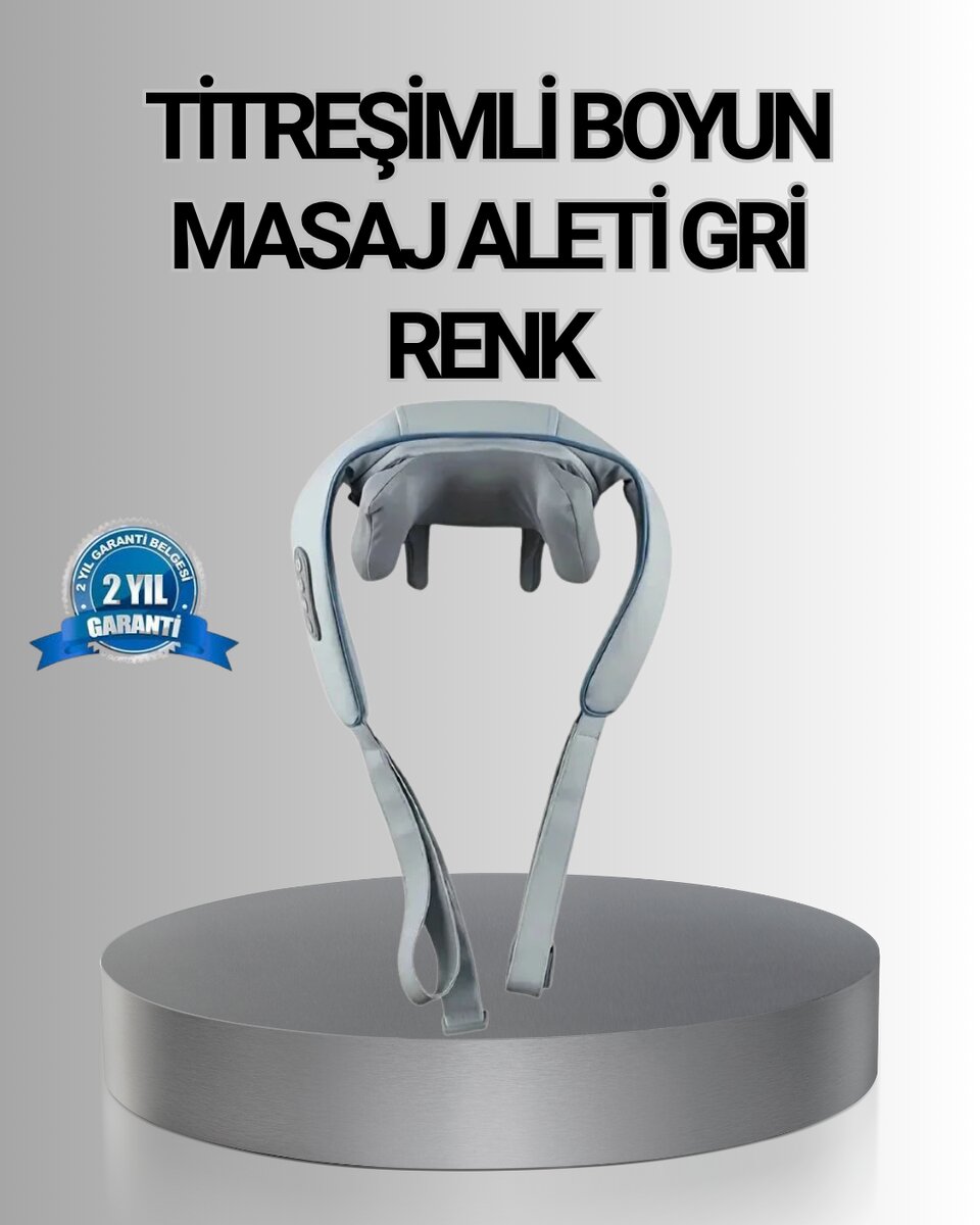Titreşimli Boyun Masaj Cihazı Isı Terapili Şarjlı VNB-01 Ergonomik U Tasarım Titreşimli Boyun Masaj Cihazı Isı Terapili Şarjlı VNB-01 Ergonomik U Tasarım