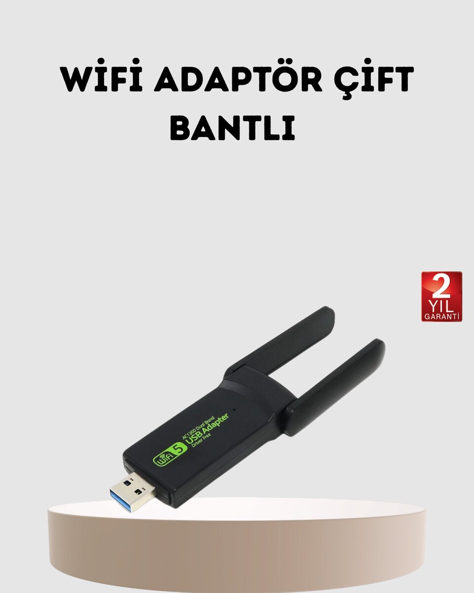 Ultratekno Dual Band WiFi Adaptör – 1200 Mbps, USB 3.0, Çift Antenli, Geniş Kapsama Alanı ve Yüksek Hız Ultratekno Dual Band WiFi Adaptör – 1200 Mbps, USB 3.0, Çift Antenli, Geniş Kapsama Alanı ve Yüksek Hız