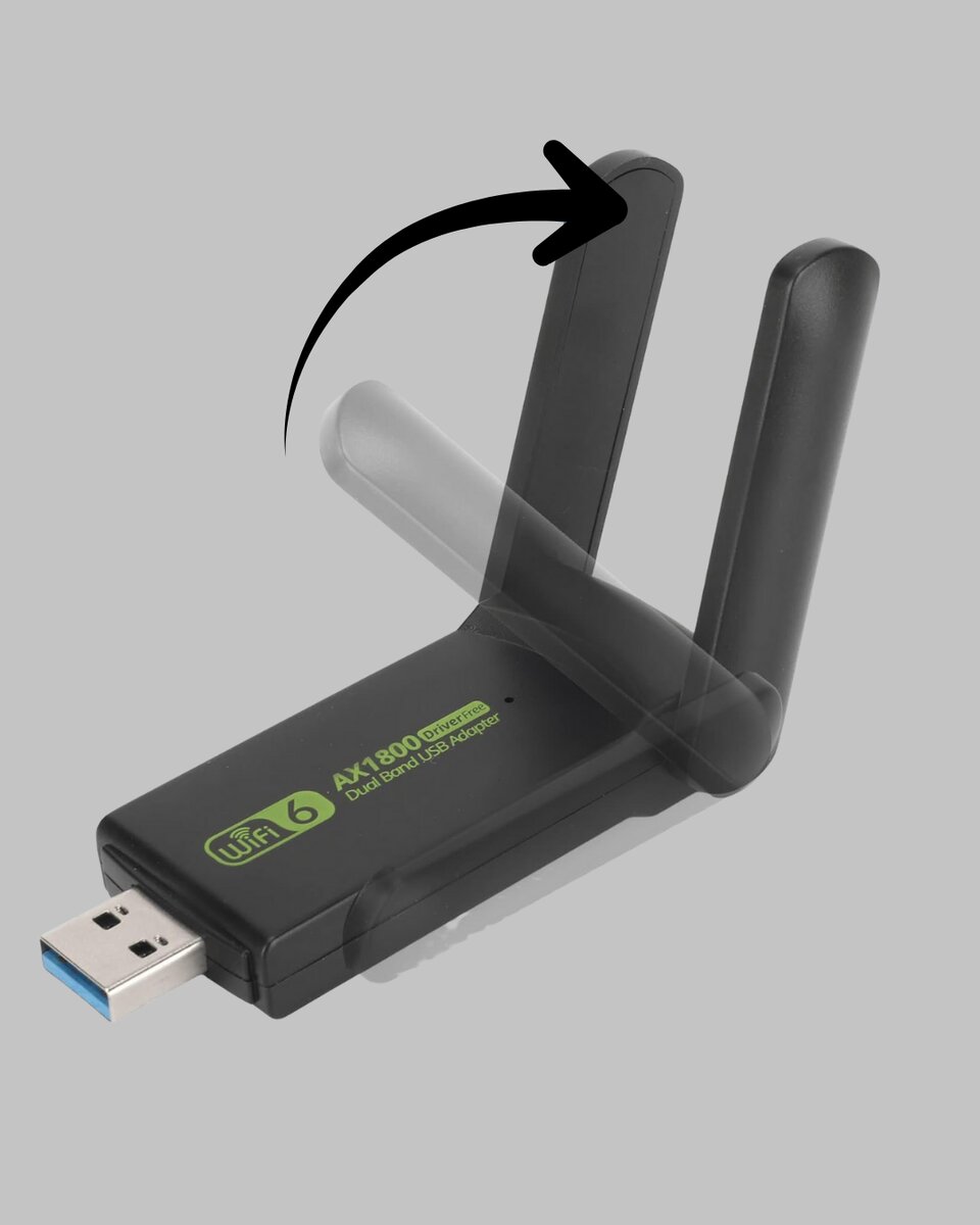 Dual Band USB WiFi Adaptör – 1200 Mbps Hız Dual Band USB WiFi Adaptör – 1200 Mbps Hız