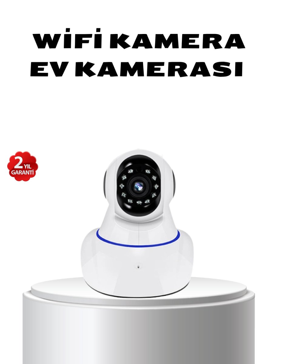 Full HD Akıllı IP Kamera – Gece Görüşlü, Hareket Sensörlü, Çift Yönlü Ses ve Online Kayıt Özellikli Full HD Akıllı IP Kamera – Gece Görüşlü, Hareket Sensörlü, Çift Yönlü Ses ve Online Kayıt Özellikli