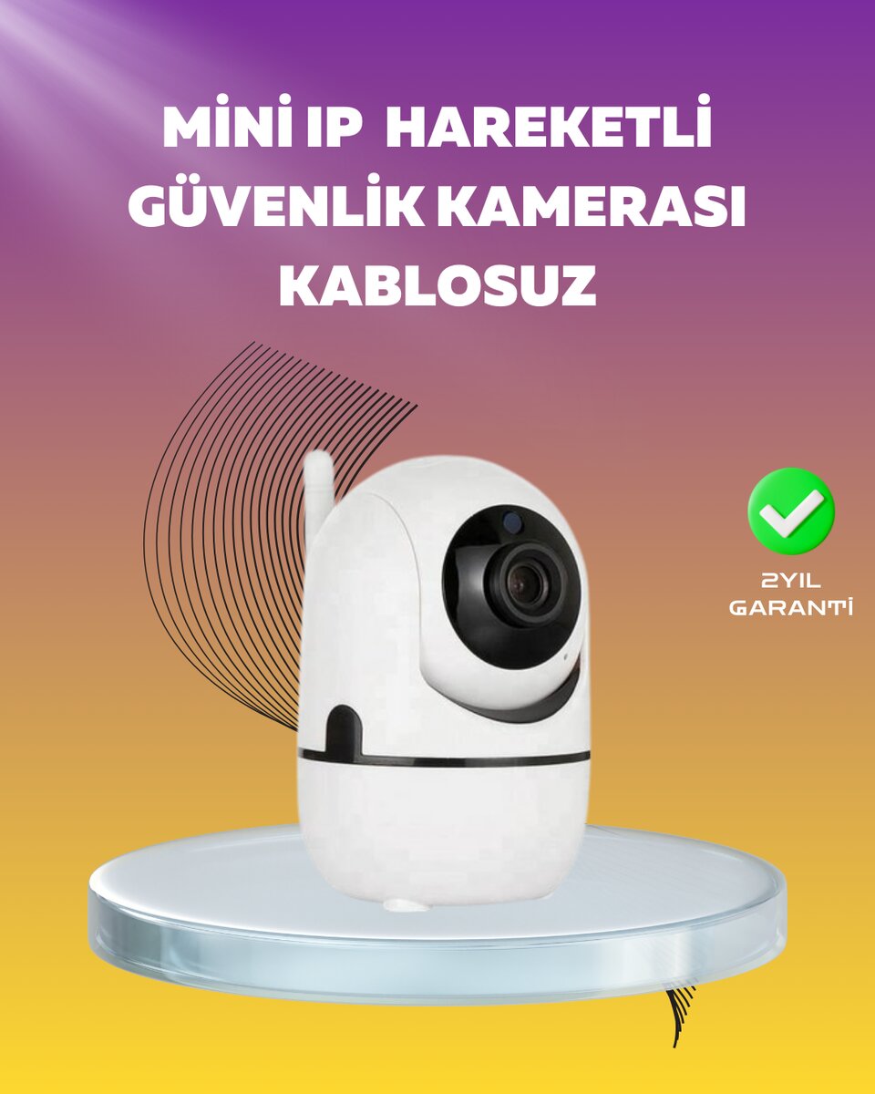 1080P WiFi Akıllı Güvenlik Kamerası – Pan & Tilt, Hareket Takip ve İki Yönlü Ses 1080P WiFi Akıllı Güvenlik Kamerası – Pan & Tilt, Hareket Takip ve İki Yönlü Ses