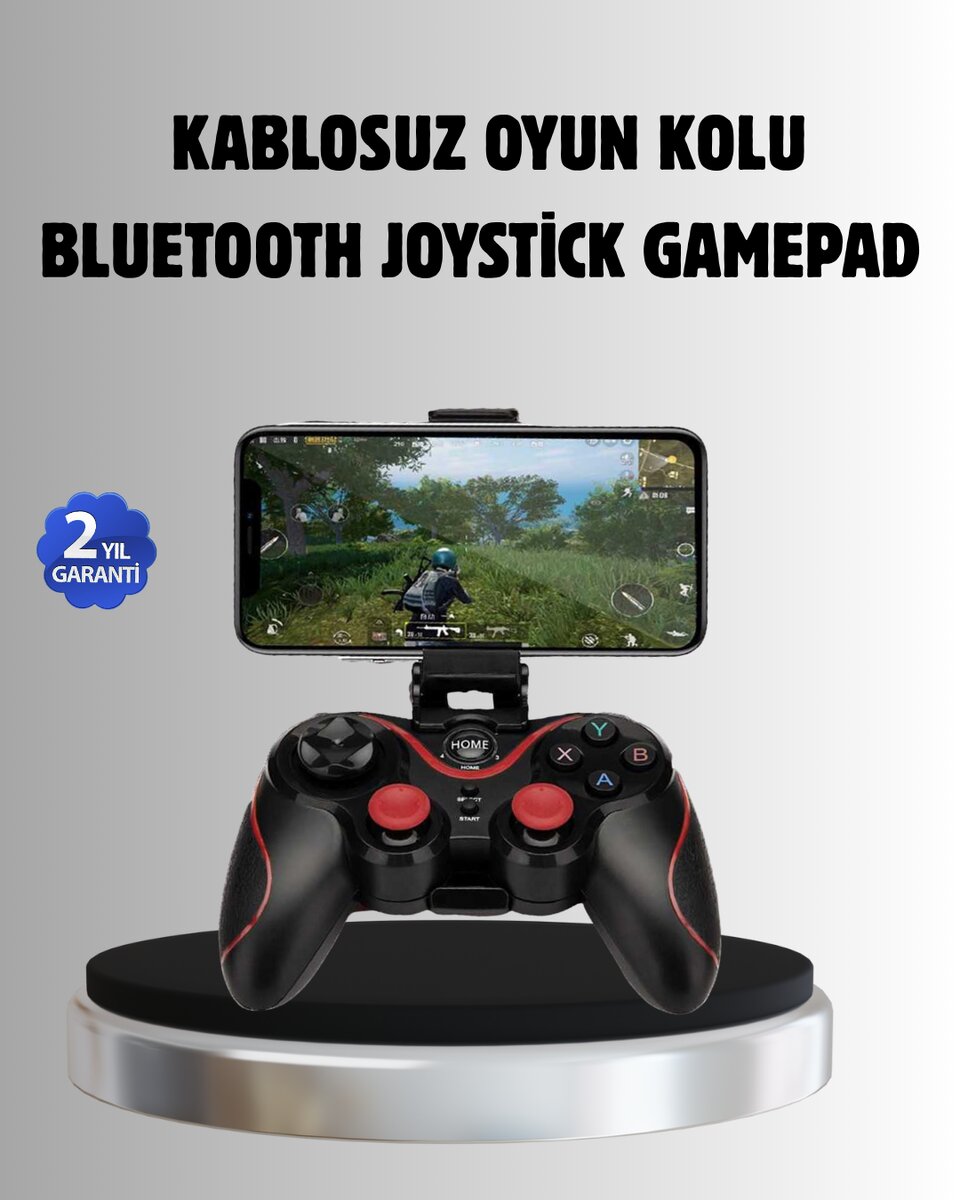 Bluetooth Kablosuz Gamepad TV PC Telefon Uyumluluğu Kolay Bağlantılı Bluetooth Kablosuz Gamepad TV PC Telefon Uyumluluğu Kolay Bağlantılı
