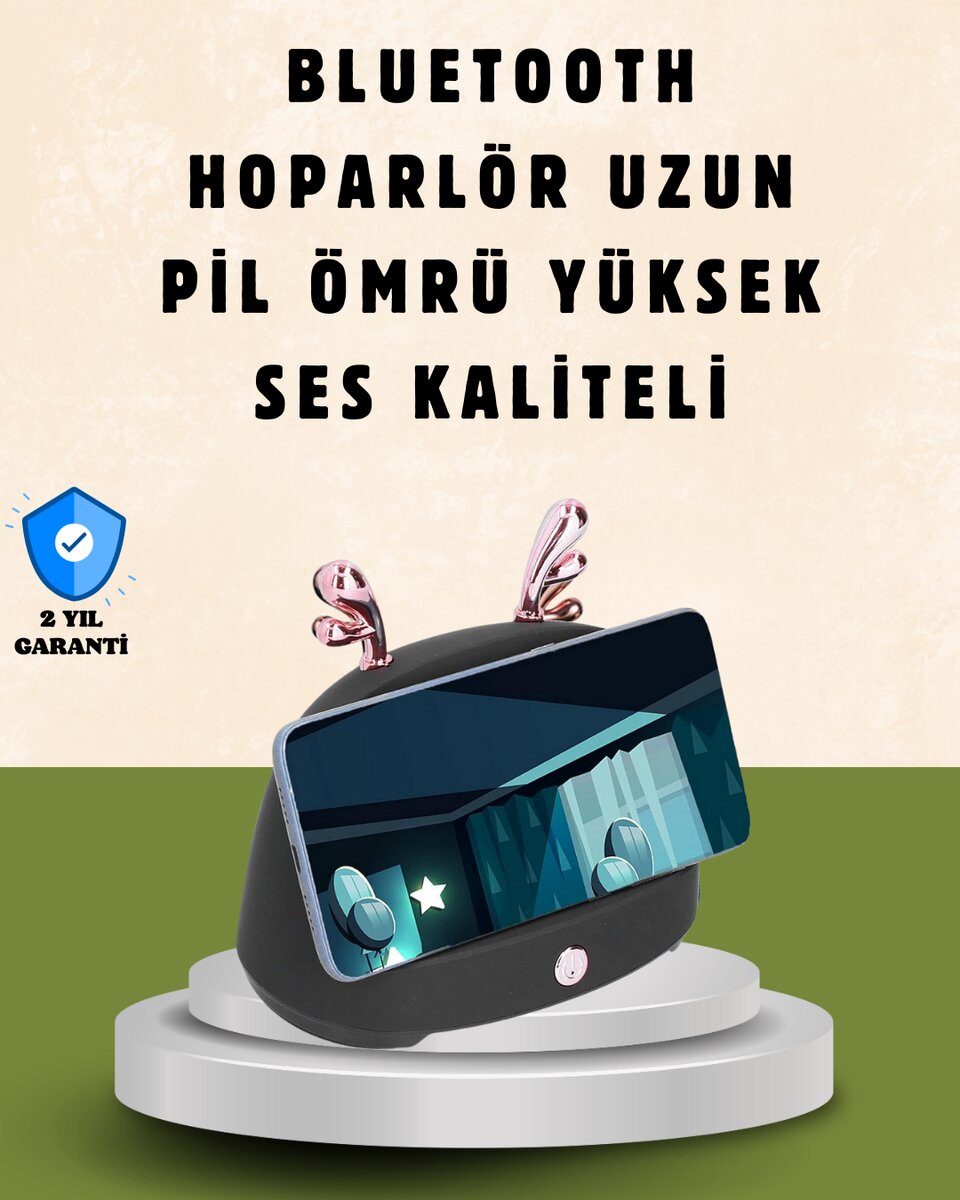 Kablosuz İndüksiyonlu Telefon Tutucu & Hoparlör – Net Ses, Kolay Kullanım Kablosuz İndüksiyonlu Telefon Tutucu & Hoparlör – Net Ses, Kolay Kullanım