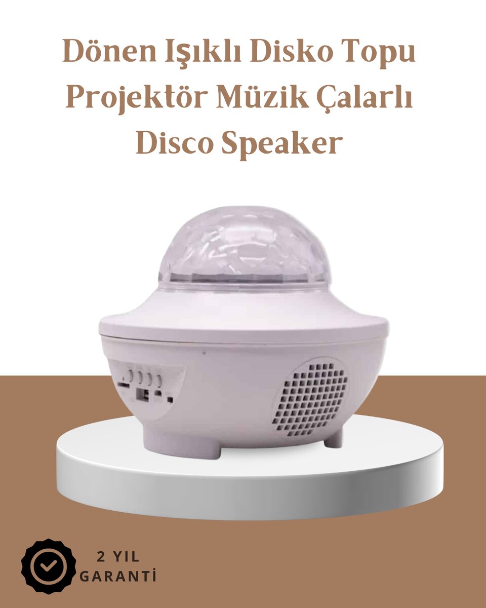 Müzik Ritimli Işık Değişimi & Dönen Dalga Efekti – Galaxy Projektör Müzik Ritimli Işık Değişimi & Dönen Dalga Efekti – Galaxy Projektör