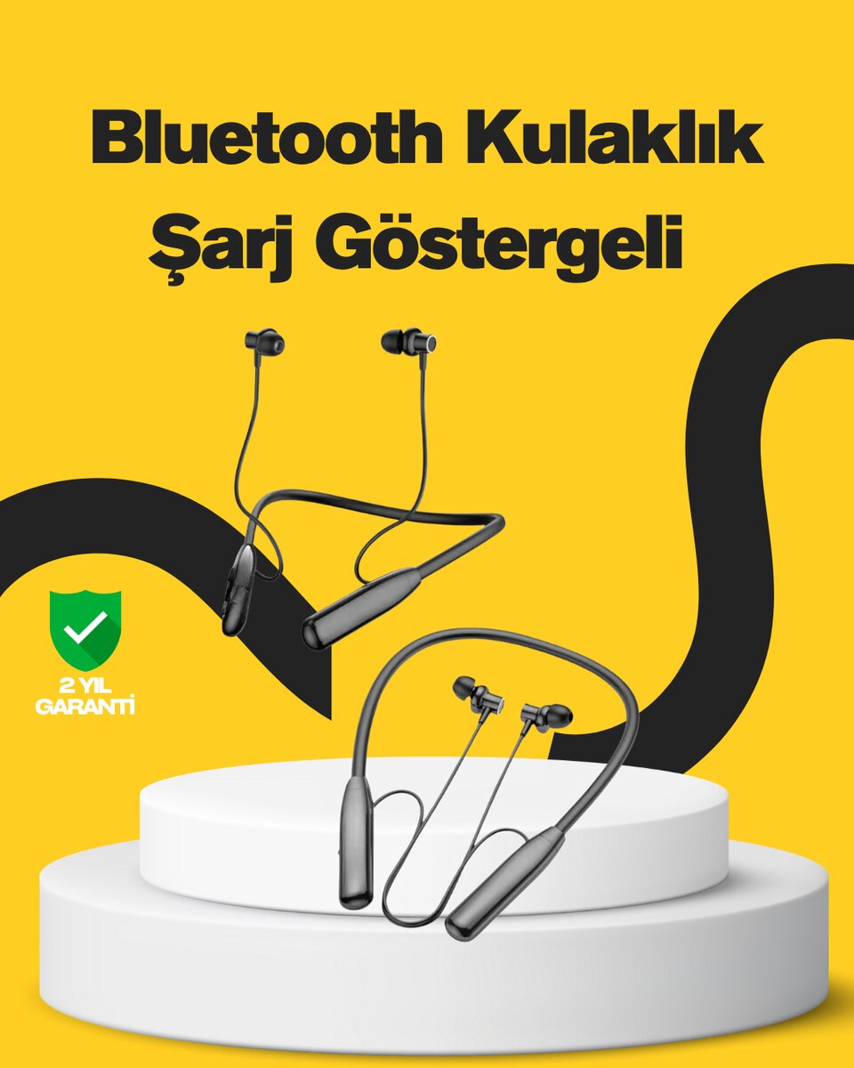 Y12 Bluetooth Boyun Bantlı Kulaklık – 100 Saat Pil, Bluetooth 5.3, Dokunmatik Kontrol Y12 Bluetooth Boyun Bantlı Kulaklık – 100 Saat Pil, Bluetooth 5.3, Dokunmatik Kontrol