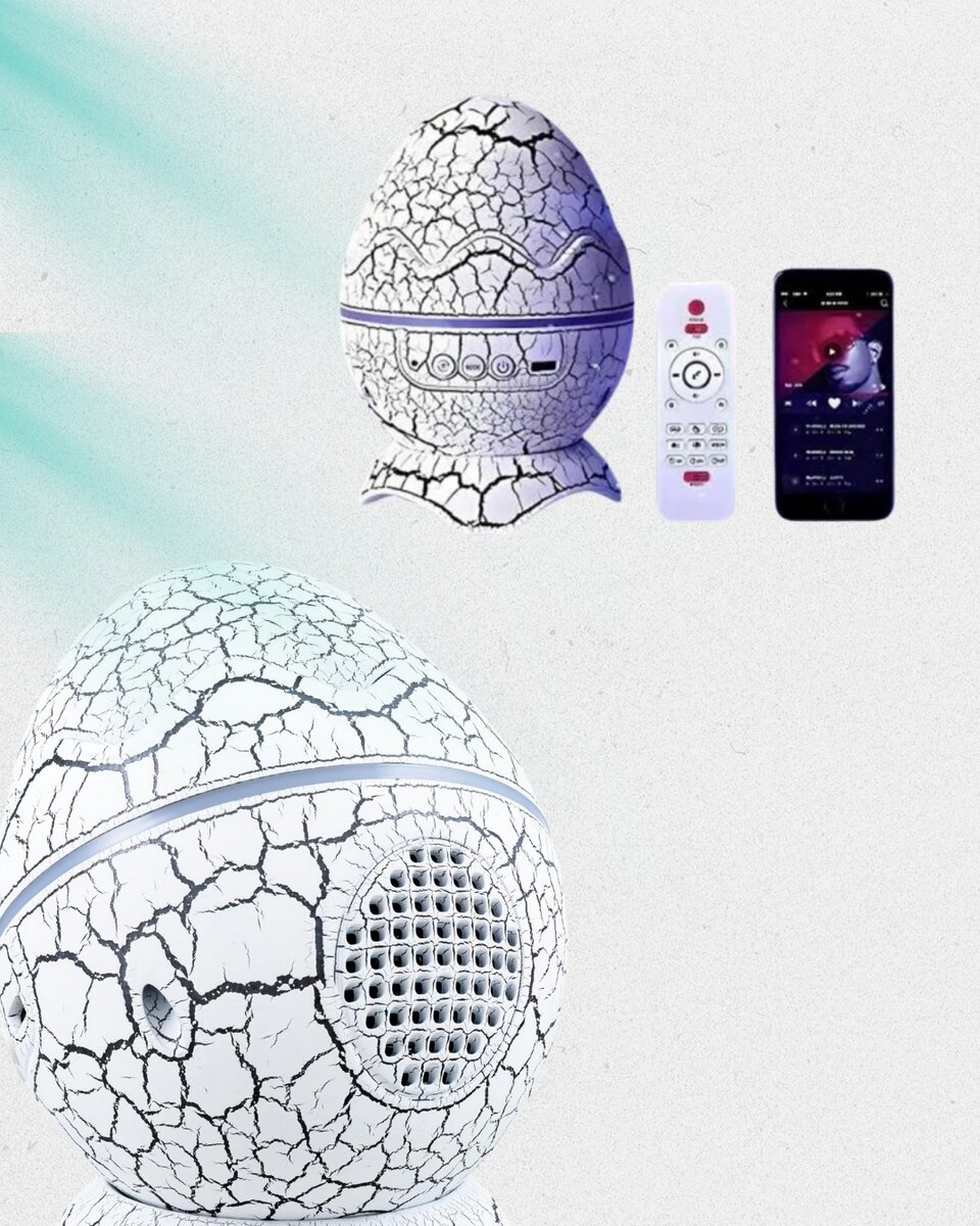 Çocuk Odası İçin Galaxy Projektör + Beyaz Gürültü + Uzaktan Kumandalı