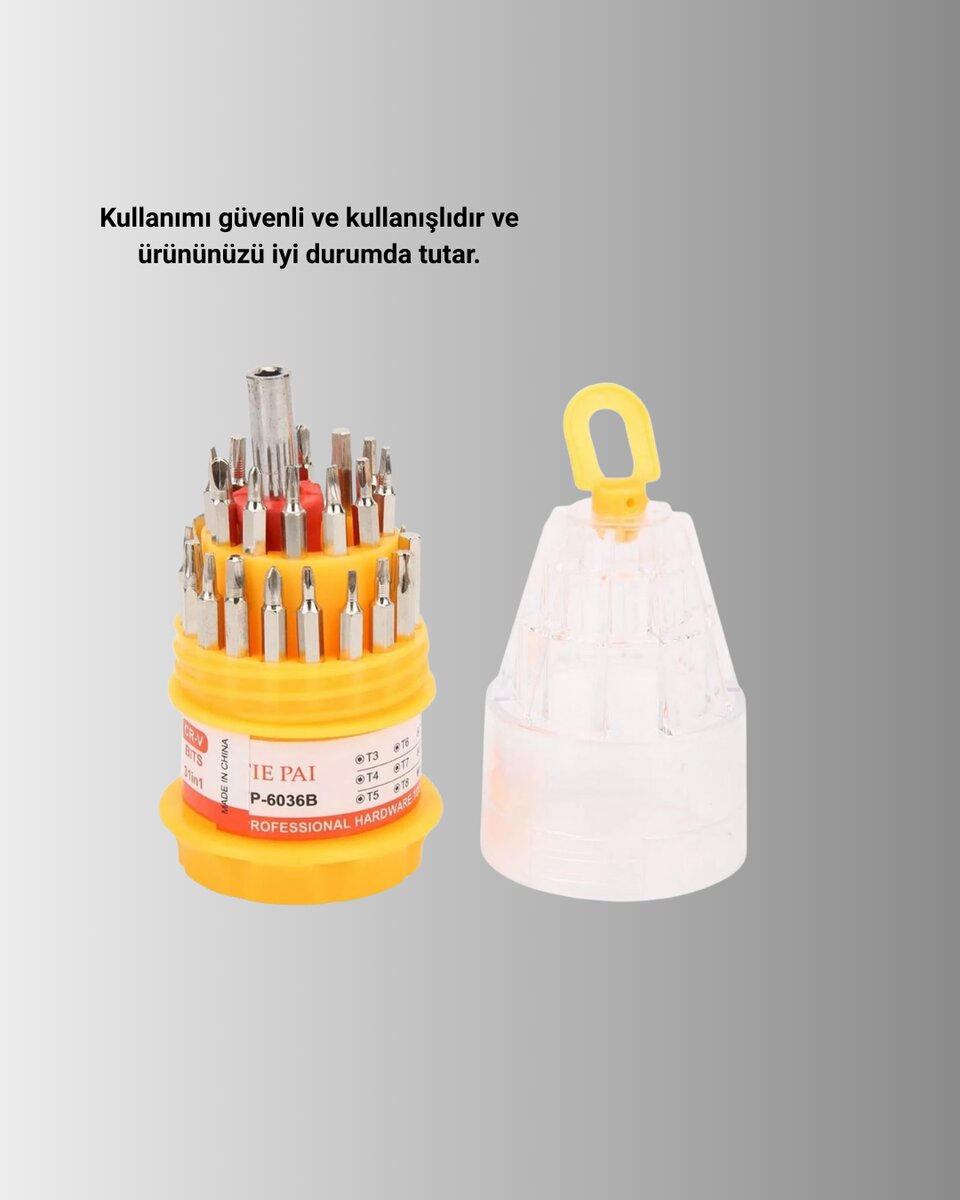 Çok Fonksiyonlu Tornavida Seti Telefon ve Bilgisayar Uyumlu Çok Fonksiyonlu Tornavida Seti Telefon ve Bilgisayar Uyumlu