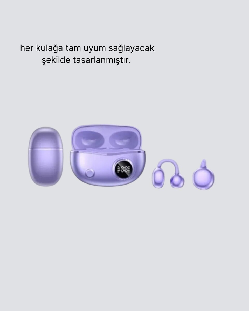 Kulak Arkası Klipsli Bluetooth Kulaklık YXG10 Silikon Malzemeli Ergonomik