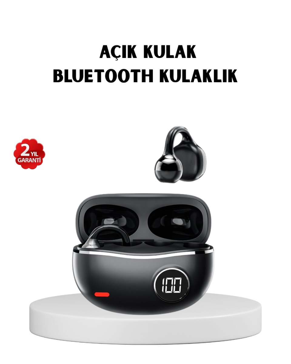 Kablosuz Açık Kulak Kulaklık Bluetooth 5.4 Type-C Hızlı Şarj 30 Saat Kablosuz Açık Kulak Kulaklık Bluetooth 5.4 Type-C Hızlı Şarj 30 Saat